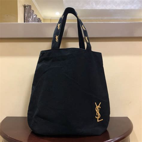 ysl gold and black bag|yves saint laurent tote bag.